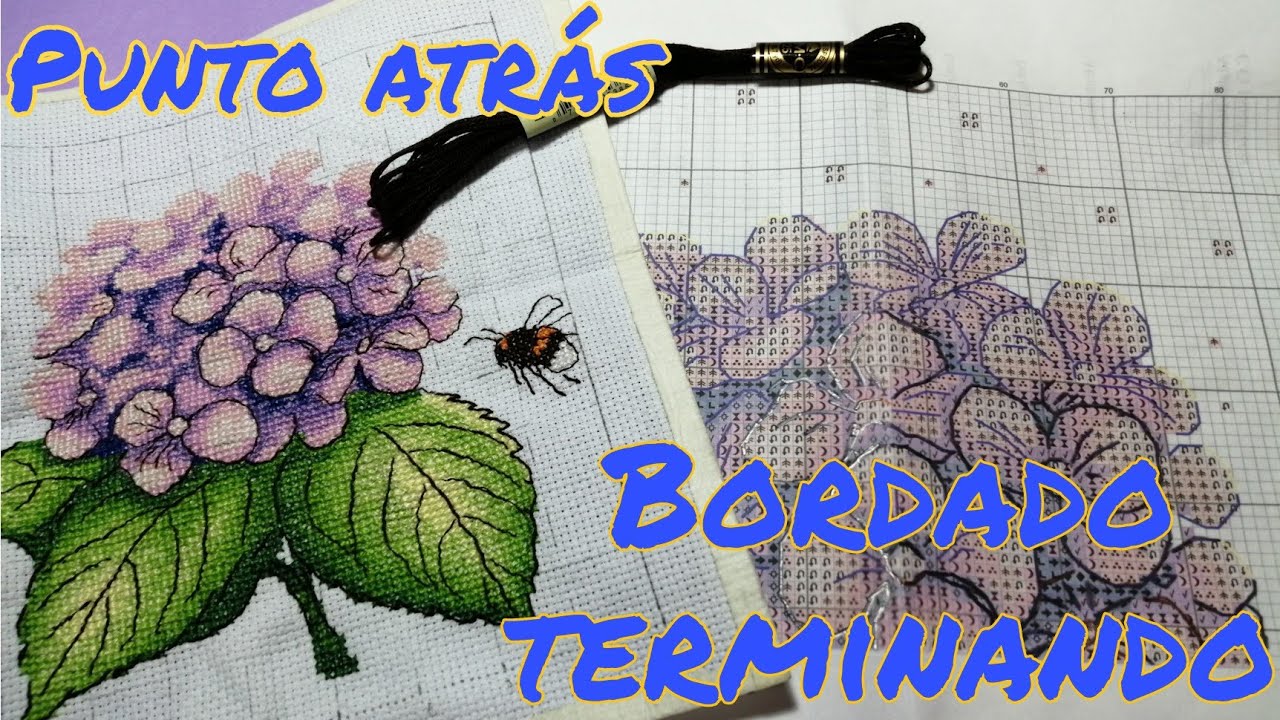 Cómo hago el punto lineal en punto cruz🤔🤔 | Bordado terminado 😉