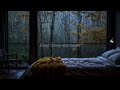 ASMR SOFT RAIN ON WINDOW  3 HOURS OF COZY ROOM VIBES FOR RELAXATION