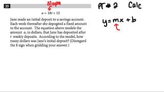 Coach Fred's SAT Prep Test 2 Math Calc #35