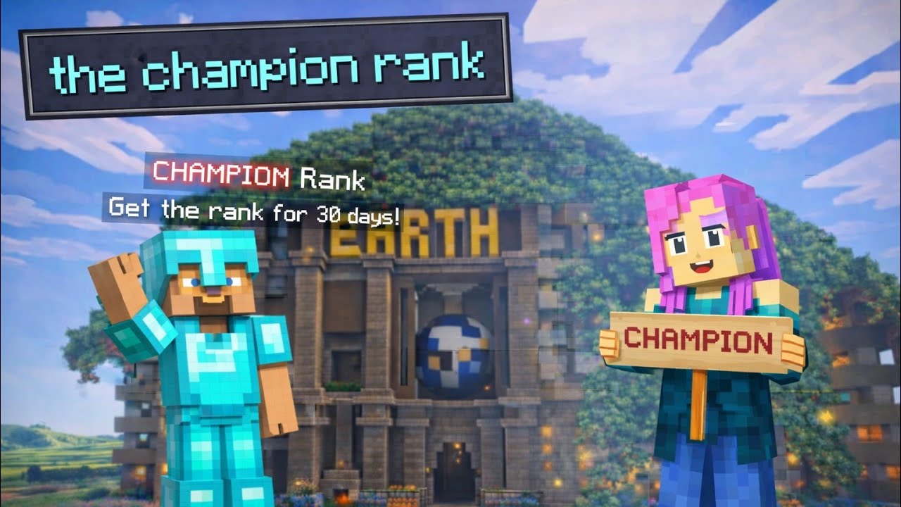 Mineville Earth SMP Spawn - Champion Rank
