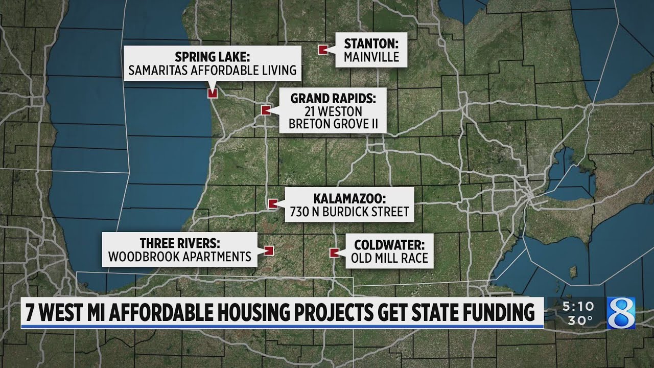 7 West Michigan housing projects get state funding YouTube