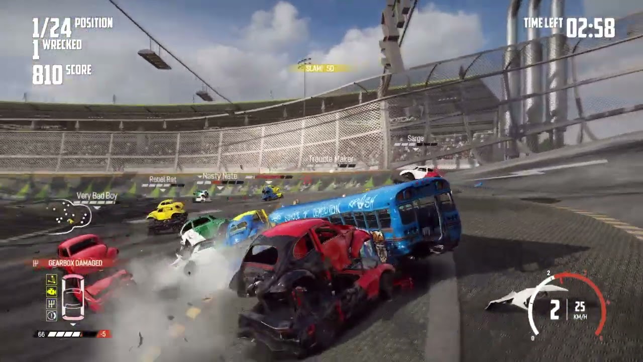 Wreckfest Wednesday: School Bus Vs. Double Decker Deathmatch