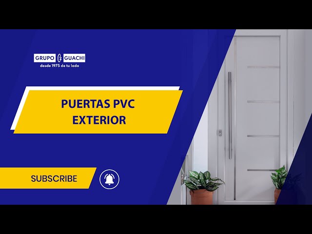 PUERTAS DE ENTRADA DE PVC: MULTITUD DE COMBINACIONES POSIBLES👏 