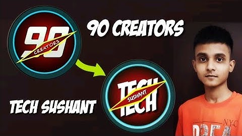 How to make 90 Creators intro on Kinemaster?Best intro tutorial in 2021🔥🔥by #TechSushant #90Creators