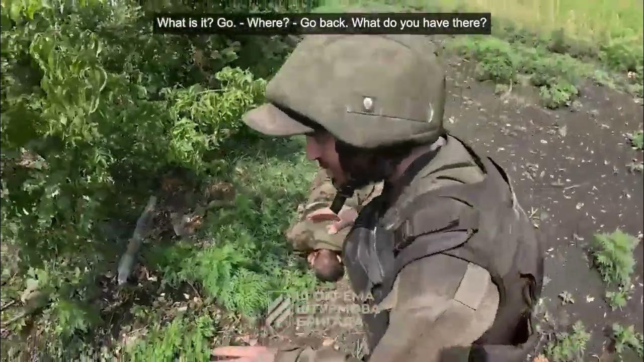 штурм посадки, стрелковый бой, и взятие в плен русских. (часть 1) - YouTube