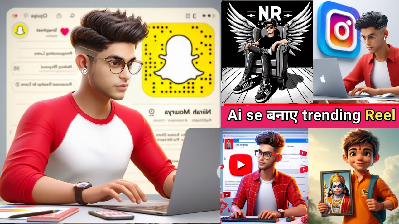 Create 3D AI social media Boy images with your face Viral social