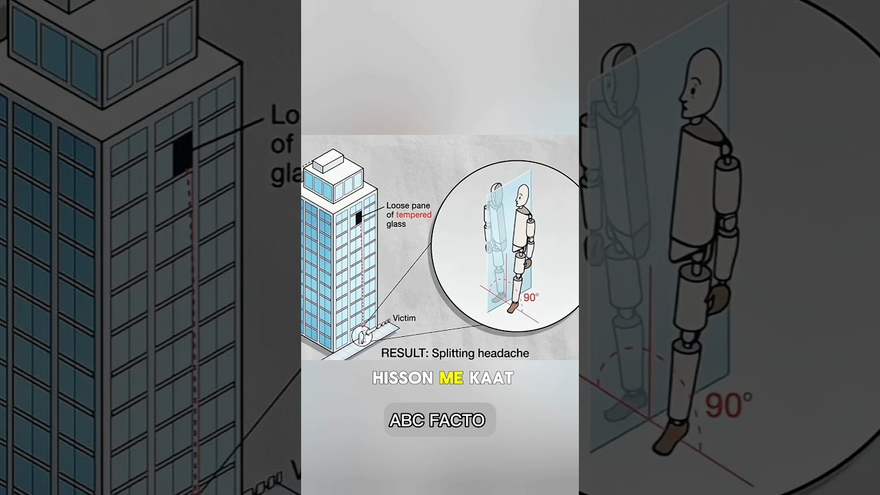 Glass Cuts a Human ! 