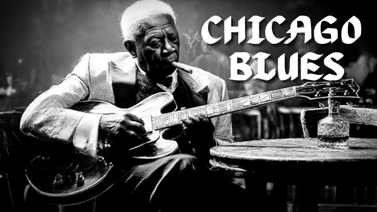 B.B. King Chicago Blues – Smooth Slow Blues Rock | Relaxing Guitar for Work, Chill & Study