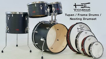 TreeHouse Drums Tupan/Frame Drums/Nesting Drumset
