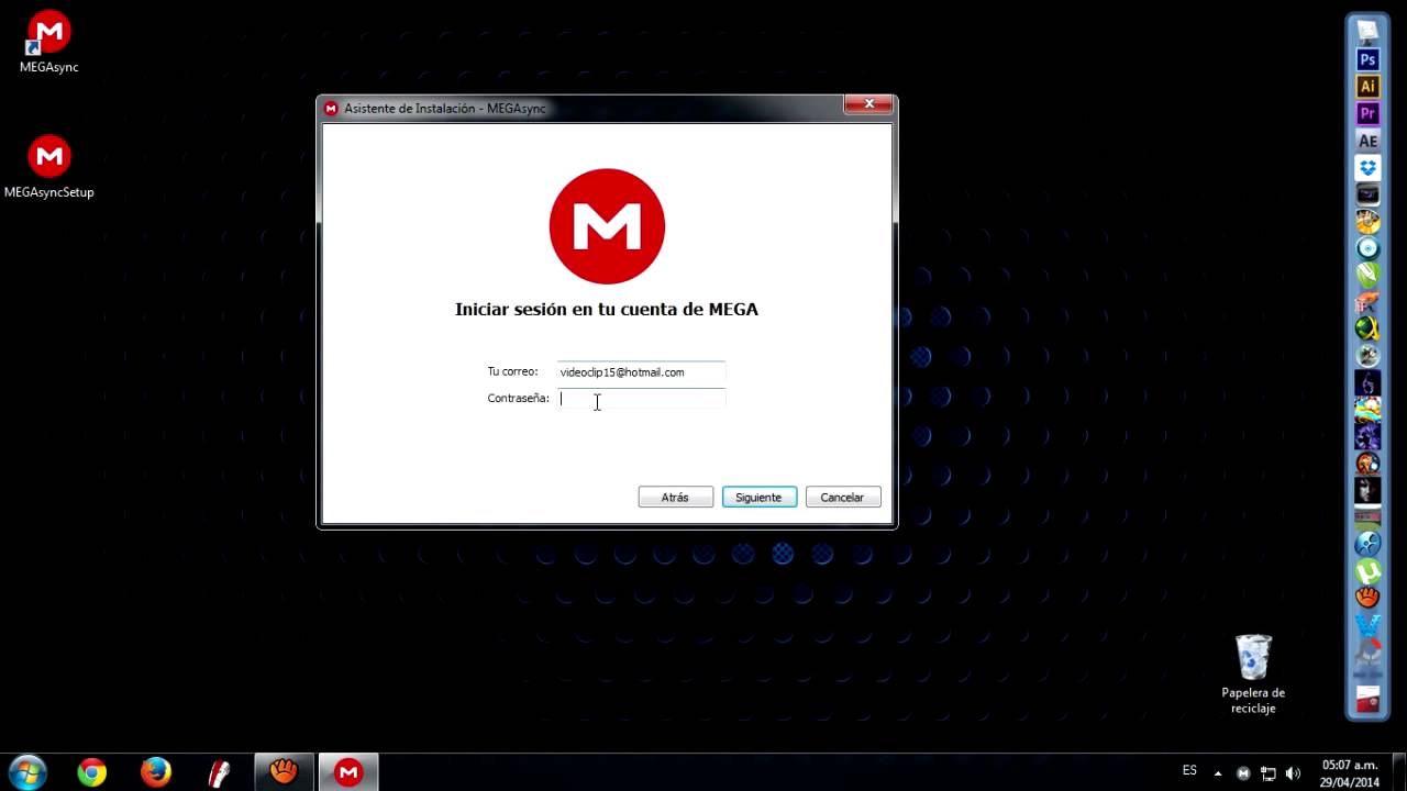 Instalacion y uso de MEGA - YouTube
