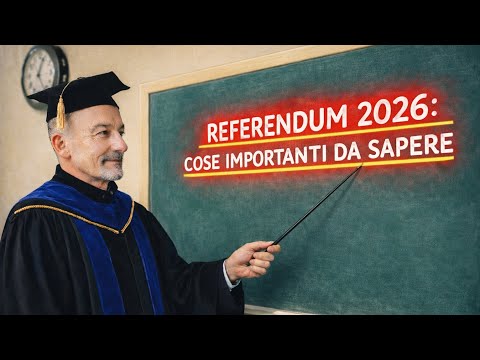 Video Referendum Giustizia 2026: Spiegato Semplice (Cosa Cambia Davvero)