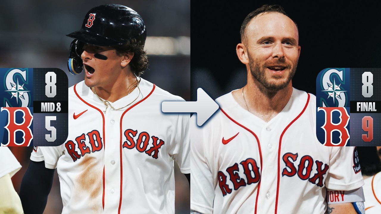 The Red Sox complete INSANE comeback with Trevor Story's walk-off hit 🤩 | MLB Highlights