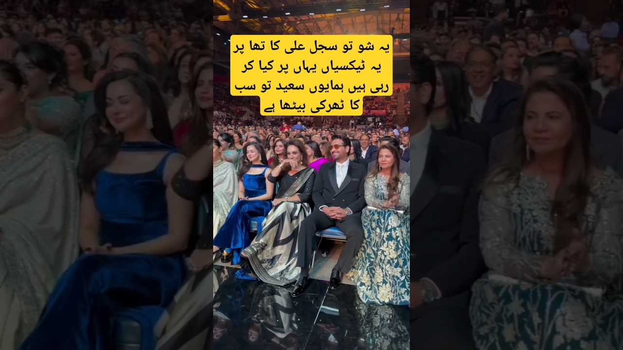 “Sajal Aly’s Show Turns Wild as Humayun Saeed Left Shocked!”