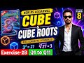 Ex 2B, Q1 to Q11 class 8 cube and cube roots | rs aggarwal | chapter 2 #OmStudy1 #cbse #maths
