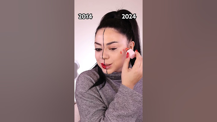 مكياجي ب 2014 و 2024 😱 | الجزء الثاني #makeup #مكياج #explore