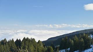 Aleko and Rila cloud waves 4K Timelapse