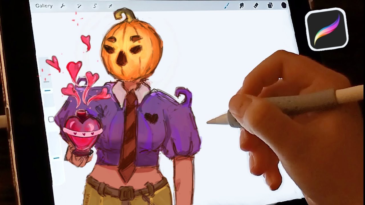 Draw My New OC With Me || October Art Challenge - YouTube