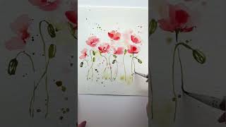 Red poppies