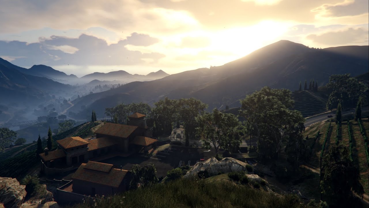 GTA V Ambience Tongva Hills ASMR (GTA V) Ambient City Sounds 1440p60 ...