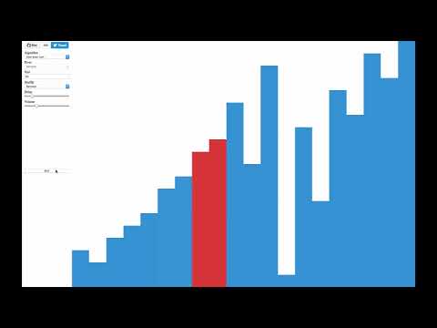 Tone of Sorting - Odd Even Sort Visualisation (20 elements)