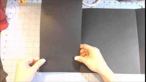 Scrapbook folder folio tutorial part 1