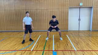新体力テスト測定に向けて～新体力テスト測定ポイント・アドバイス集（反復横跳び編）～