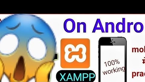 xampp pour Android(ks web)création de base de données 🥵🔥🔥🔥