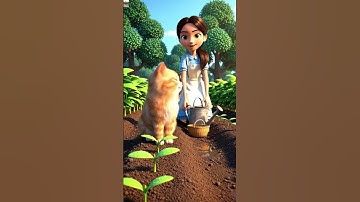 When Tom the Cat Gardens with His Lovely Owner | Funny AI Cat Story