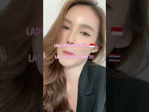 Ladyboy Indonesia VS Ladyboy Thailand 😊😊😊