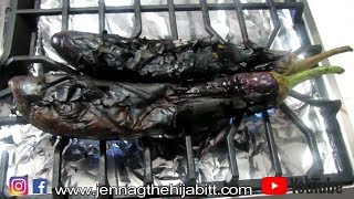 Baigan Choka Roasted Eggplant - Trinidad - Caribbean