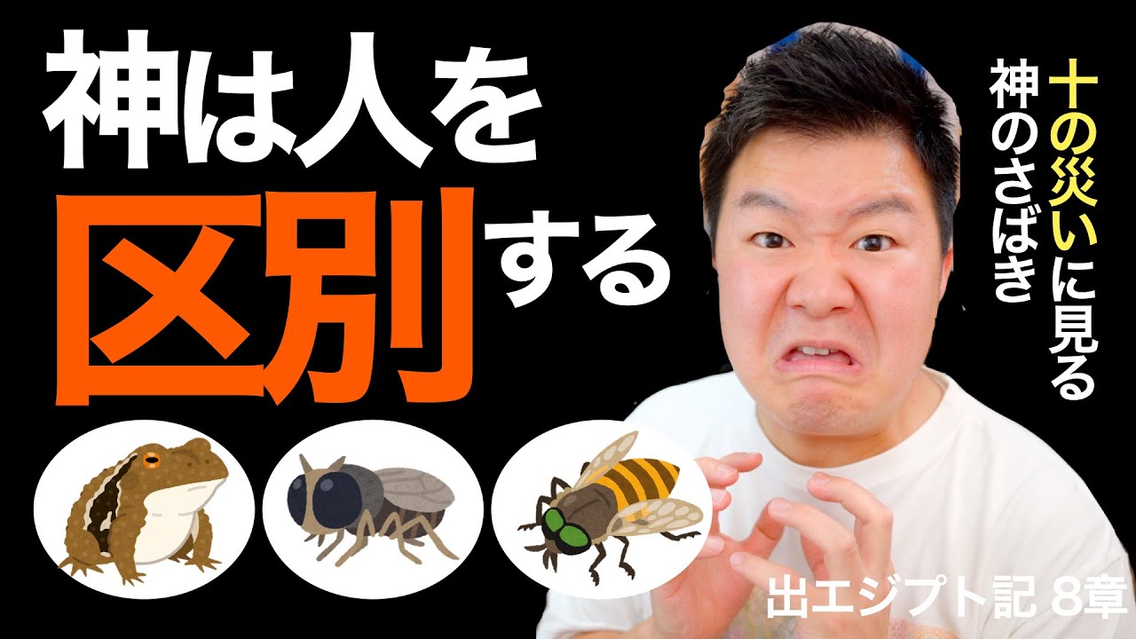 神は人を区別する!? 十の災いに見る神のさばきの法則＜出エジプト記8章＞【聖書の話160】クラウドチャーチ牧仕・小林拓馬