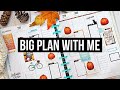 Plan With Me // Big Happy Planner - Fall Spread for my Patron, Nicole! // Paper Studio Stickers