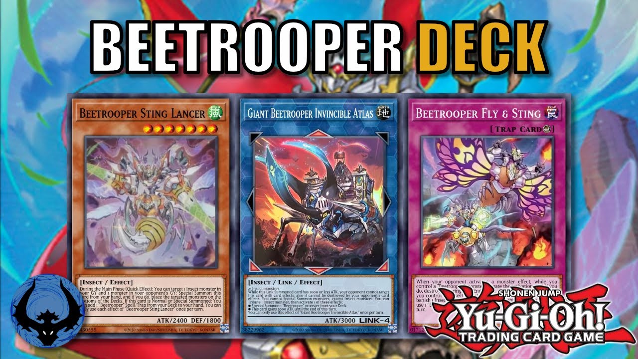 Yu-Gi-Oh! Beetrooper Deck | 55-Card Complete Budget Deck, Tournament Ready  With Sting Lancer