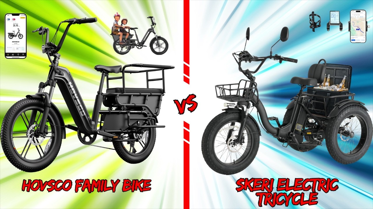 Which Electric Ride Suits You Best? | HOVSCO Ebike VS Skeri Tricycle