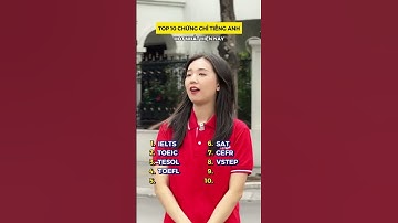TOP 10 chứng chỉ tiếng Anh HOT nhất hiện nay | Ms Hoa TOEIC #shorts