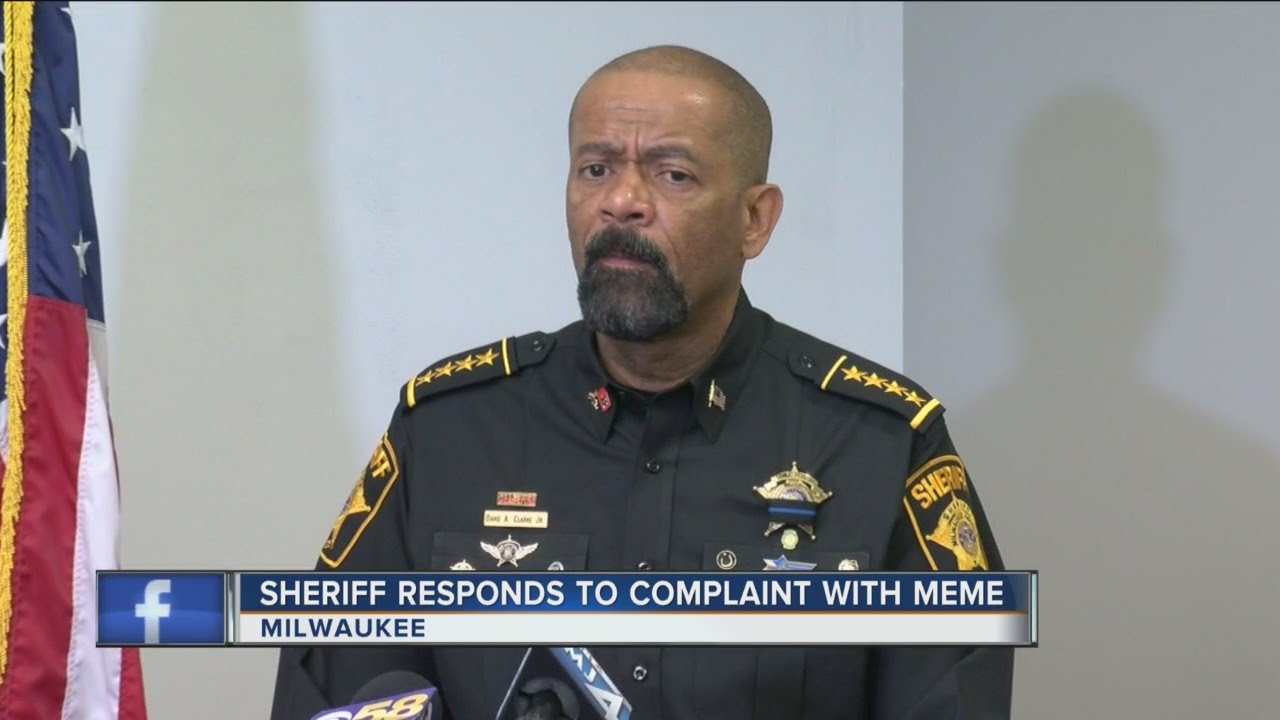 Sheriff Clarke Taunts Man With Meme On Facebook Calls Him Sheriff Clarke Taunts Man With Meme On Facebook Calls Him