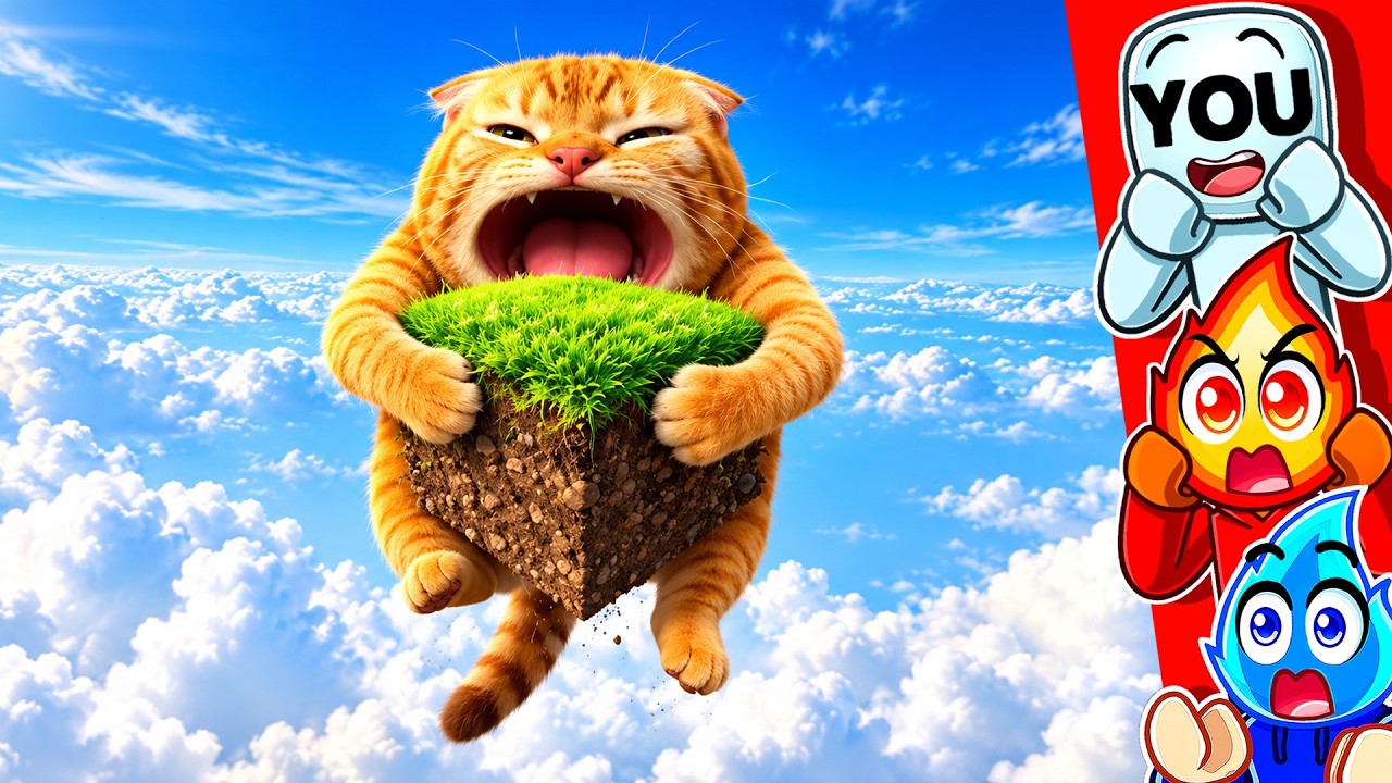 Minecraft One Block BUT WITH CATS..?!