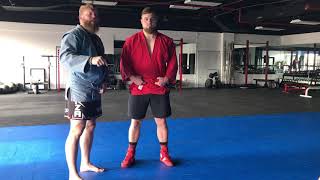 Sambo Training-Strike Defense To Throw