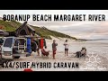 EP7 Exploring Boranup Beach / Margaret River / Prado 150 Offroad / Caravan Australia / Hybrid / 4x4