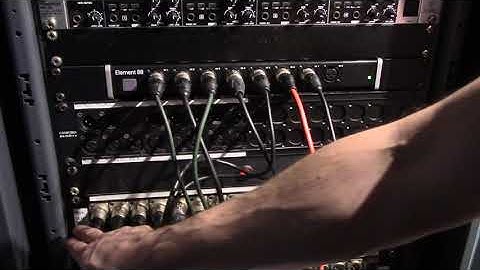 Patching Microphones into Logic via Element 88 Interface and headphone setup