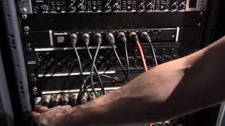 Patching Microphones into Logic via Element 88 Interface and headphone setup