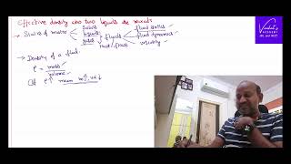 Concept of Density and finding effective density of two liquids mixed for IIT-JEE and NEET Physics