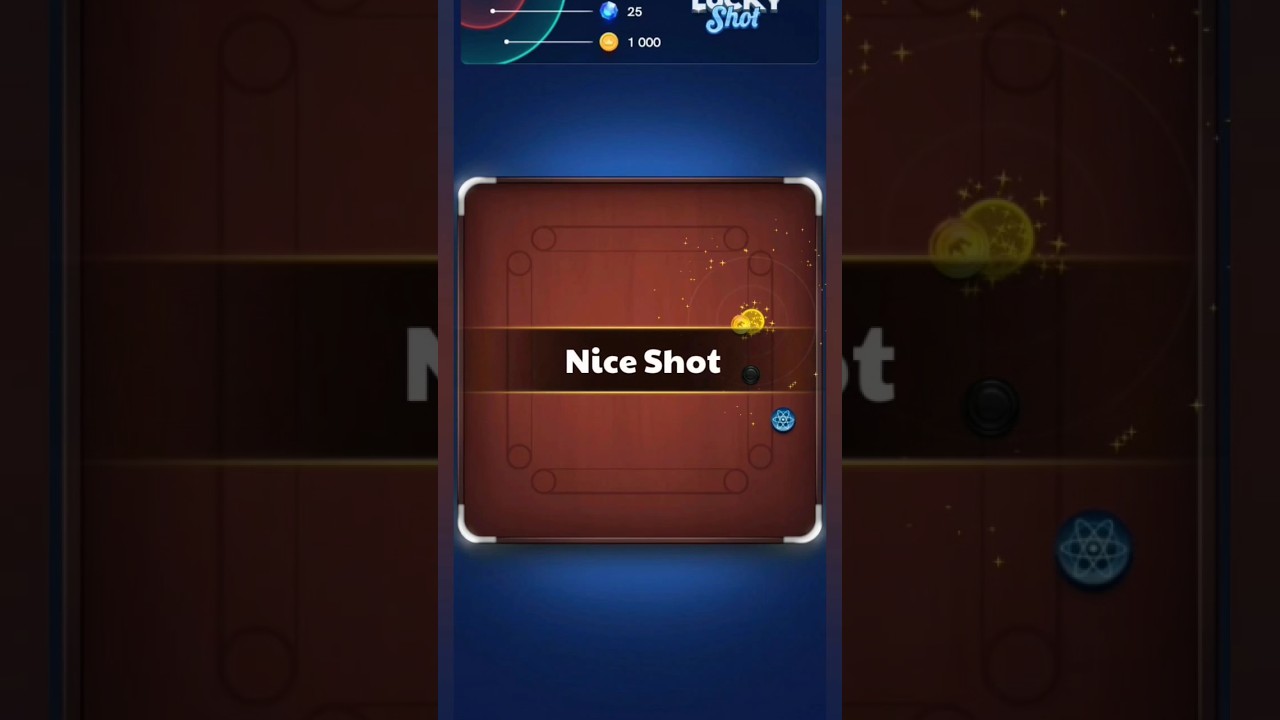 golden Lucky shot trick 🤯 | carrom pool | 