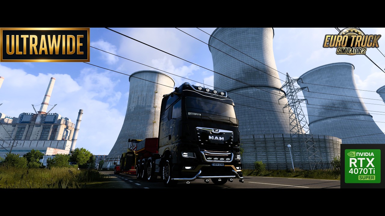 MAN TGX - Euro Truck Simulator 2 - Bulgaria a Rumania - Moza TSW Wheel Gameplay - Ultrawide