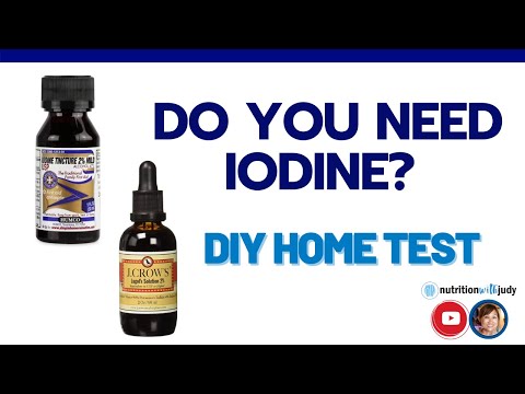 Do you NEED Iodine? Test for yourself! - DIY TESTING