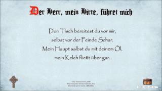 Der Herr, mein Hirte, führet mich (The Lord's My Shepherd) chords