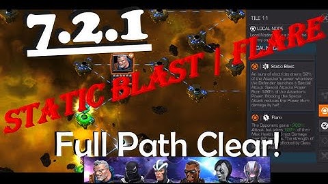 Act 7.2.1 Flare & Static Blast | Full Path | Marvel Contest of Champions