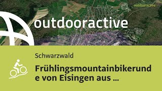 Flyover-Video Frühlingsmountainbikerunde Von Eisingen Aus Über Dürrn Und Ölbronn Am 12. April 2025
