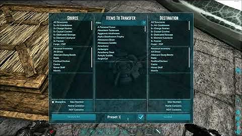 ARK  Survival Evolved - Auto transport to Gacha gavagers