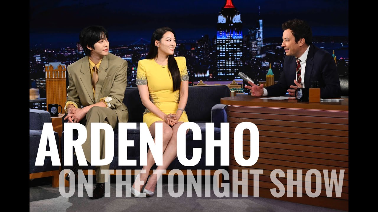 Arden Cho on the Tonight show with Jimmy Fallon and Ahn Hyo Seop